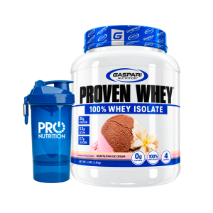 Proven Whey Isolate 4 LB Gaspari + Shaker Pro 800 ML