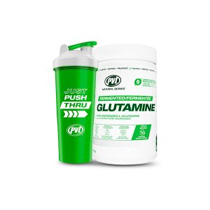 Glutamina importada PVL y shaker PVL.