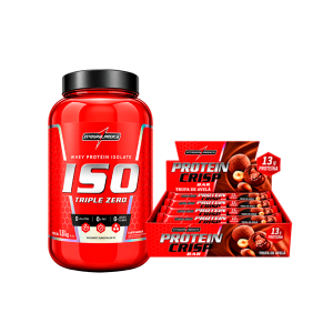 ISO TRIPLE ZERO 2 LB + 12 UNI BARRAS CREMA DE AVELLANA