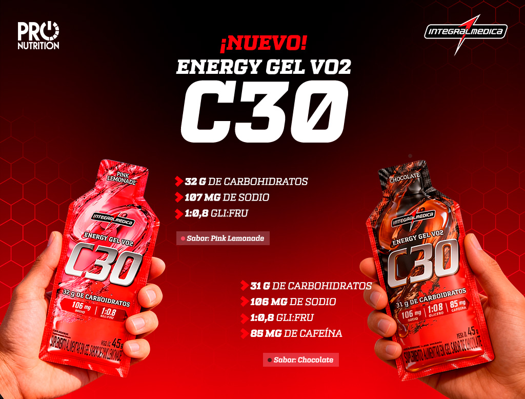 Geles energéticos.